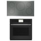 Cafe 2-Piece Kitchen Package with Matte Black 30" Smart Built-In Convection Single Wall Oven and Stainless Steel 36" Touch Control Induction Cooktop, , large