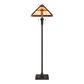 Quoizel Tiffany Bryant 2 Light Floor Lamp in Black, , large