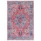 Safavieh Serapi  4" x 6" Light Blue and Red Area Rug, , large