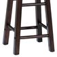 Linon Home Decor Abby 24" Counter Stool in Walnut, , large