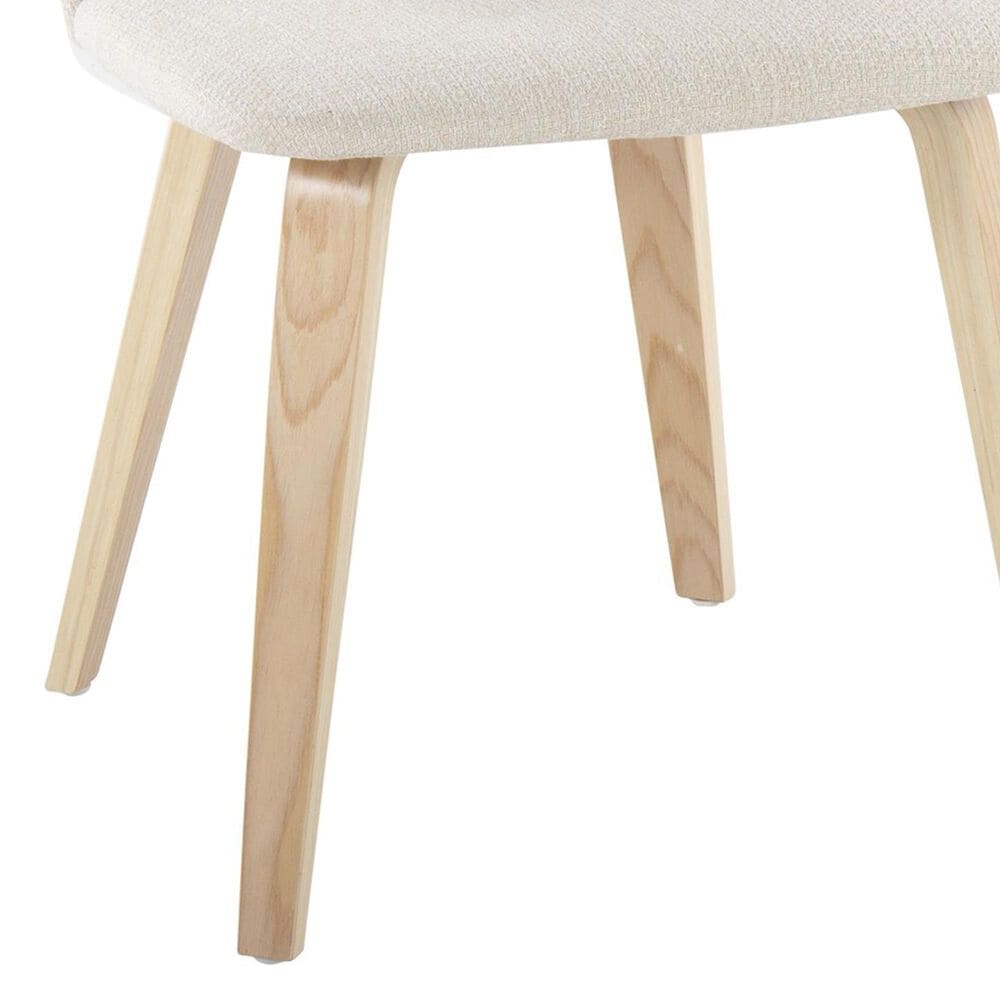 Lumisource Toriano Side Chair with Cream Cushion in Natural &#40;Set of 2&#41;, , large
