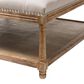 Baxton Studio Carlotta Square Ottoman in Beige, , large
