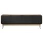 BDI Plume 80" 4-Door Media Cabinet in Walnut and Bronze, , large