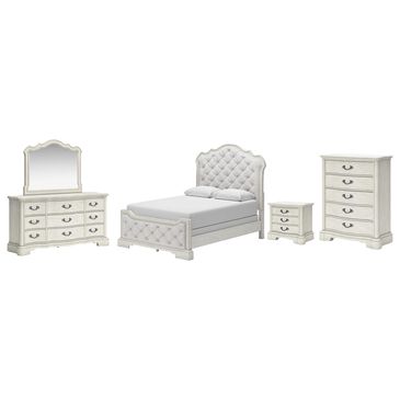 Millenium Arlendyne 5-Piece Queen Bedroom Set in Antique White, , large