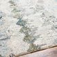 Surya Dresden Off-White, Taupe, Dusty Sage, Ink Blue, Light Gray and Deep Teal 6"7" x 9"6" Area Rug, , large