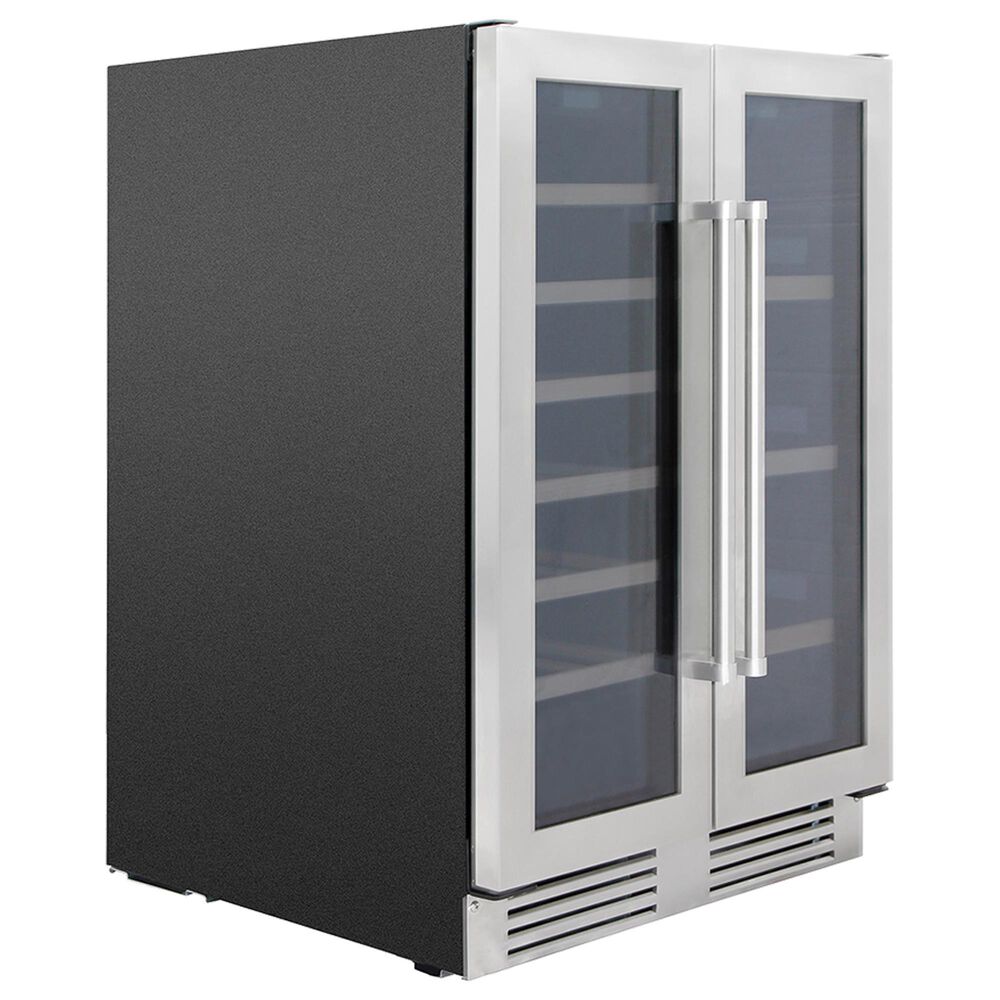Thor Kitchen 24&quot; French Door Wine and Beverage Center in Stainless Steel, , large