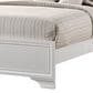 Crown Mark Lyssa Queen Upholstered Panel Bed with LED Lights in Frost, , large