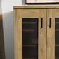 Coaster Bristol 6-Shelf Shoe Cabinet in Golden Oak, , large