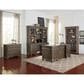 Wycliff Bay Carson Open Bookcase in Weathered Dove, , large