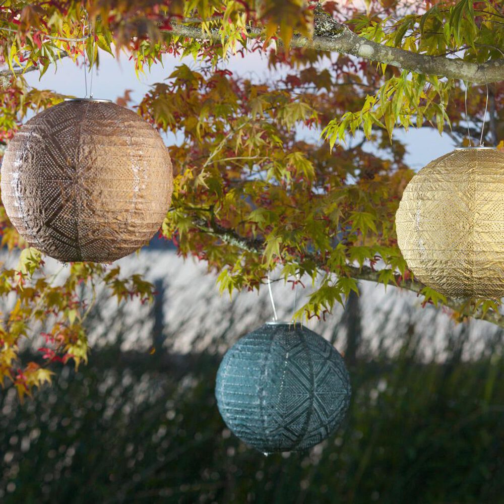 Allsop Soji Stella Market Solar Lantern in Bronze, , large