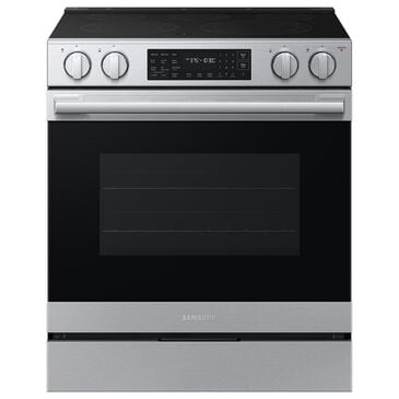 Samsung Bespoke 6.3 Cu. Ft. Smart Slide-In Electric Range with True Convection in Stainless Steel, , large