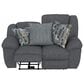 Catnapper Trifecta Power Reclining Rocking Loveseat in Smoke, , large