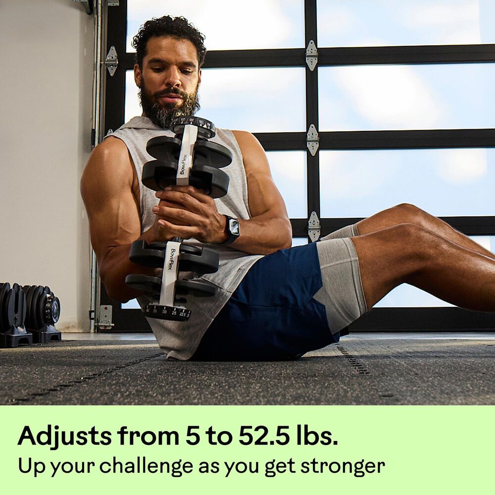 BowFlex SelectTech 52 Adjustable Dumbbell Set in Black, , large