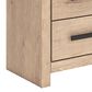 Ashley Sanginlane 2-Drawer Nightstand in Tan, , large