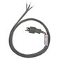 Petra Industries Inc 15-Amp Grounded Straight Plug Head Power Supply Cord, 6ft;, , large