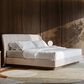 Caracole Fleur Queen Upholstered Bed in Porcini, , large