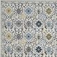 Safavieh Evoke EVK210C 4" x 6" Ivory and Blue Area Rug, , large