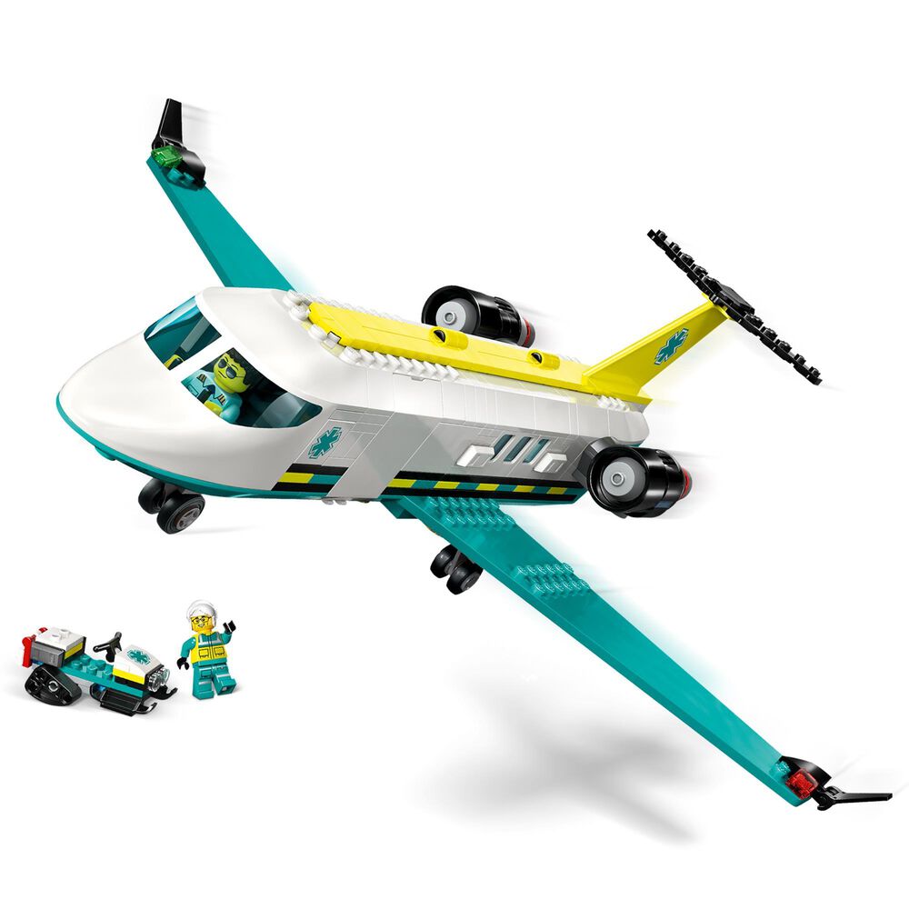 LEGO Emergency Air Ambulance Airplane Building Set, , large