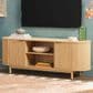 Walker Edison Chloe 60" TV Stand in Coastal Oak, , large