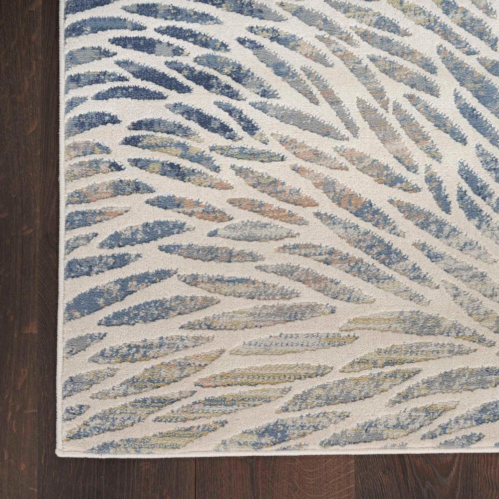 Nourison Exhale 2&#39;2&quot; x 7&#39;6&quot; Multicolor Runner, , large