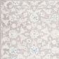 Safavieh Micro-Loop Floral 5" x 8" Grey and Ivory Area Rug, , large