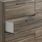 Ashley Elbrim 3-Piece Full Panel Bedroom Set in Weathered Brown, , large