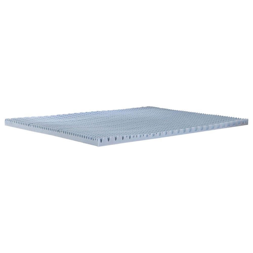 Carpenter Company 2" Convoluted Twin Mattress Topper, , large