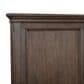 Riva Ridge Oxford California King Panel Storage Bed with Two Nightstands in Cocoa with AC Outlets and USB Ports, , large