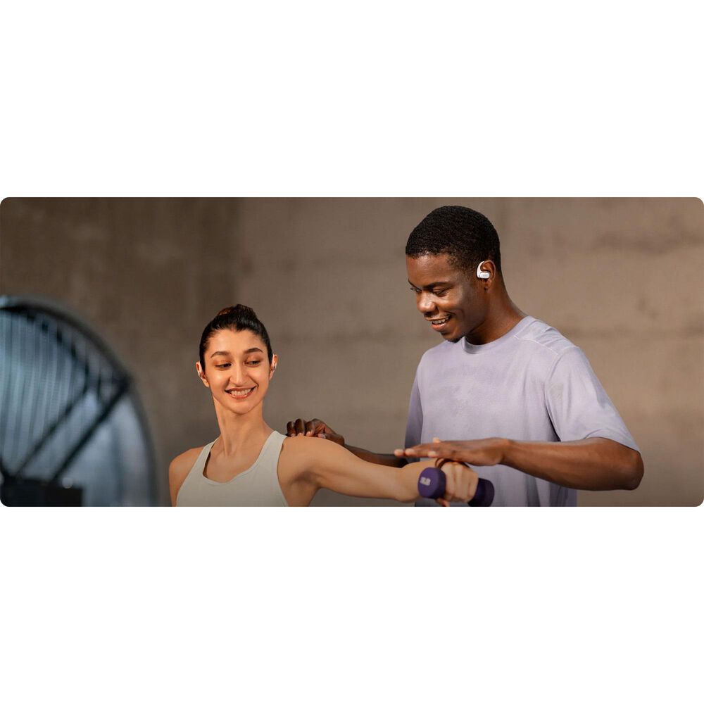 Shokz OpenFit Air Open-Ear True Wireless Earbuds in White, , large