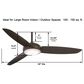 Minka-Aire Concept IV 54" Ceiling Fan with LED Light in Oil Rubbed Bronze, , large