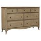 Riva Ridge Provence 4 Piece King Bedroom Set in Patine, , large