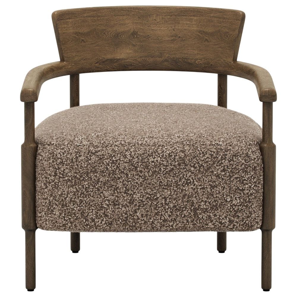 Amber Lewis x Four Hands Bennett Arm Chair in Taupe Shearling, , large