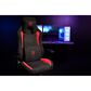 Arozzi Vernazza Supersoft Fabric Gaming Chair in Black and Red, , large