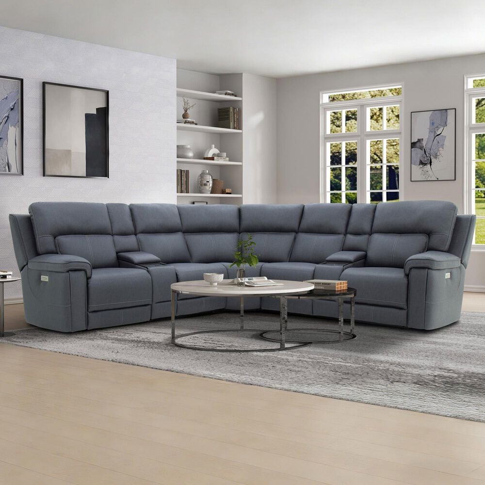 MotoMotion 7-Piece Power Reclining Sectional with Power Headrests, , large