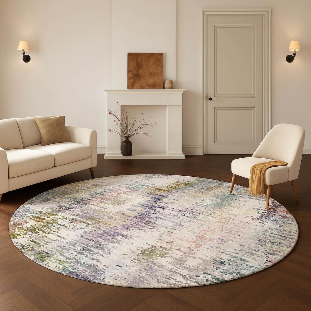 Dalyn Rug Company Lumara Confetti 8' Round Area Rug, , large