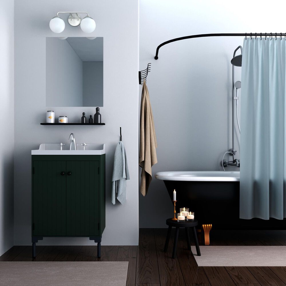 Hunter Hepburn 2-Light Vanity in Brushed Nickel, , large