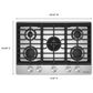 KitchenAid 30" Gas Cooktop with 5 Burners in Stainless Steel, , large