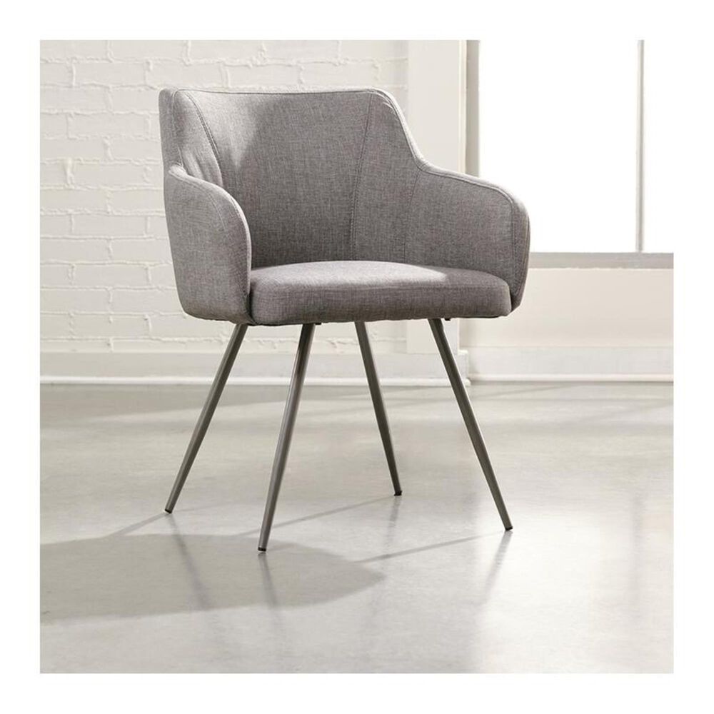 Sauder Soft Modern Occasional Chair in Soft Gray, , large