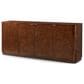 Theodore Alexander Kesden Sideboard in Pyramid Brown and Satin Brass, , large