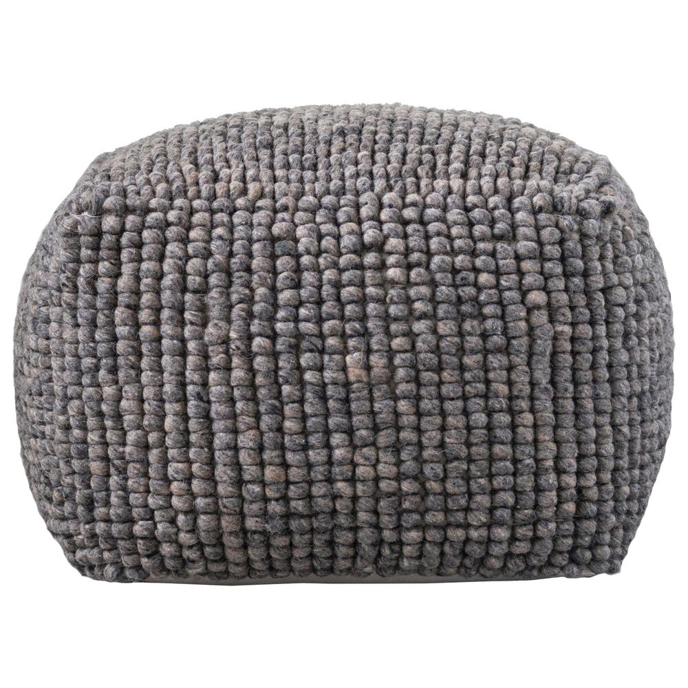 Teak Interiors Sonoma Pouf in Grey, , large