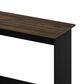 HOMLUX Modern Computer Desk in Columbia Walnut and Black, , large