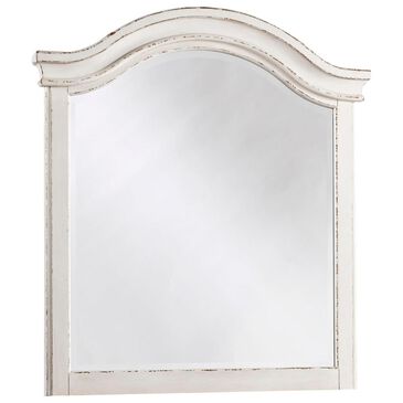 Signature Design by Ashley Realyn Youth Mirror in Chipped White, , large