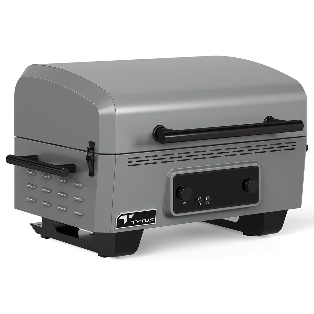 TYTUS Emberwood Portable Electric Grill and Griddle in Gunmetal Gray, , large
