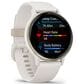 Garmin Vivoactive 5 Smartwatch 42.2mm Cream Gold Aluminum Bezel Case with Ivory Silicone Band, , large