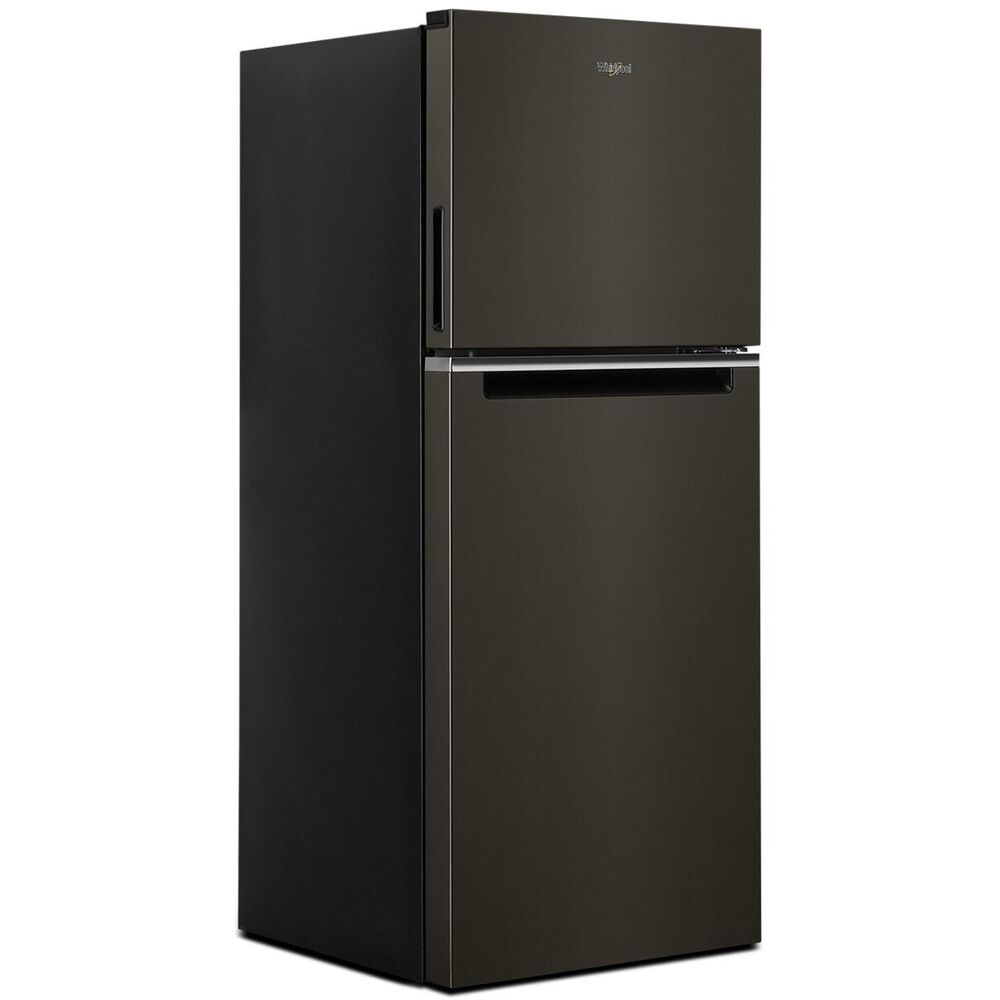 Whirlpool 24&quot; Top Freezer Refrigerator in Black Stainless Steel, , large