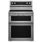 KitchenAid 30" Freestanding Double Oven Electric Range in Stainless Steel, , large