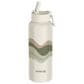 Hurley 32 Oz Oasis Zen Bottle with Straw Cap in Tan Wave, , large