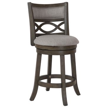 New Heritage Design Manchester 29" Swivel Barstool in Gray, , large