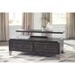 Ashley Todoe Lift Top Cocktail Table in Dark Gray, , large