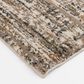 Central Oriental Oklahoma Prynn White Sand and Multicolorcolor 7"10" x 9"10" Area Rug, , large